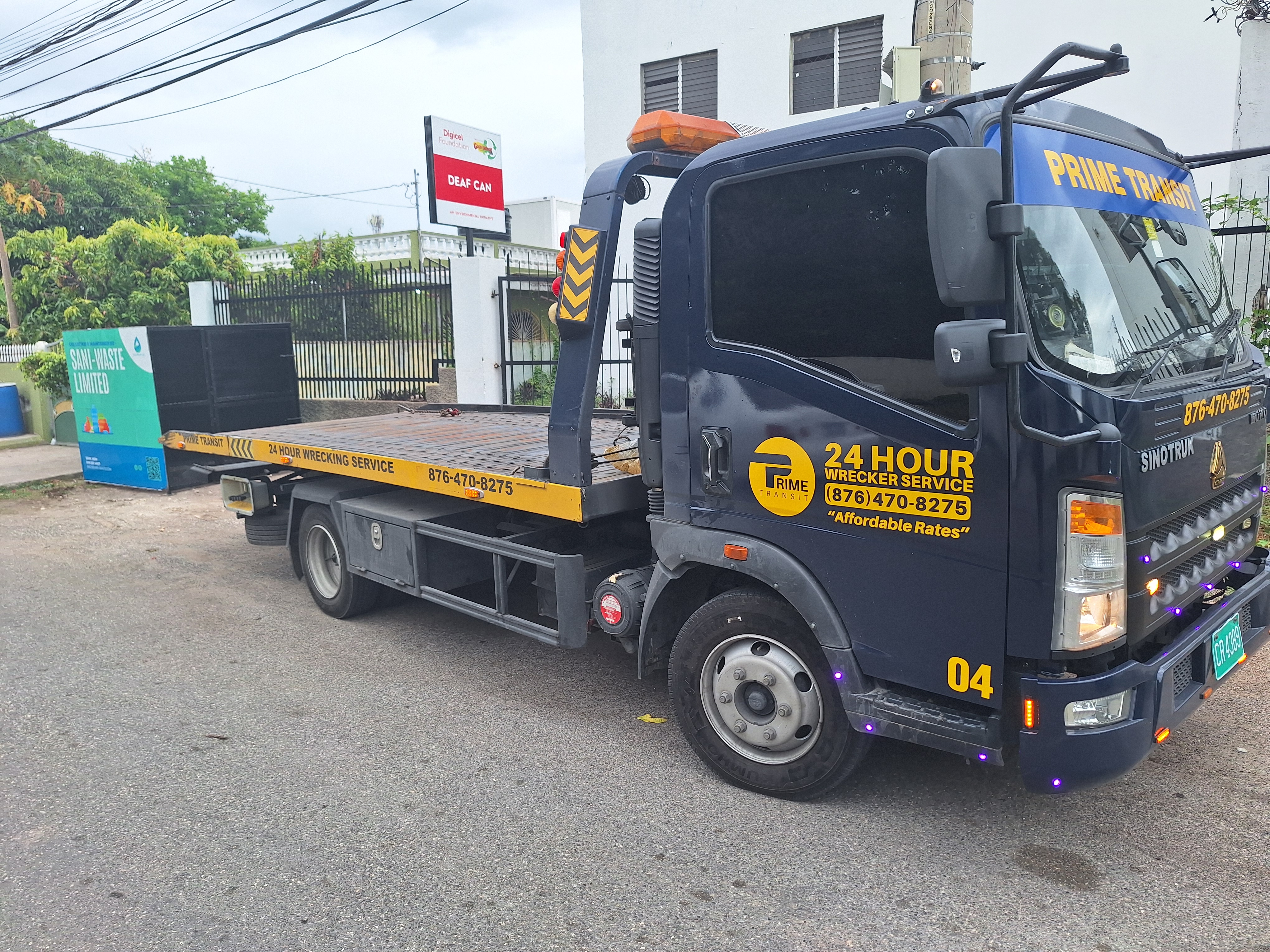 24 hour wrecker services in Kingston Jamaica